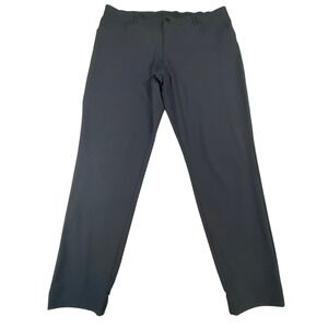 BYLT Premium Basics Everyday Pant Mens 40 Navy Blue Technical Stretch Tapered